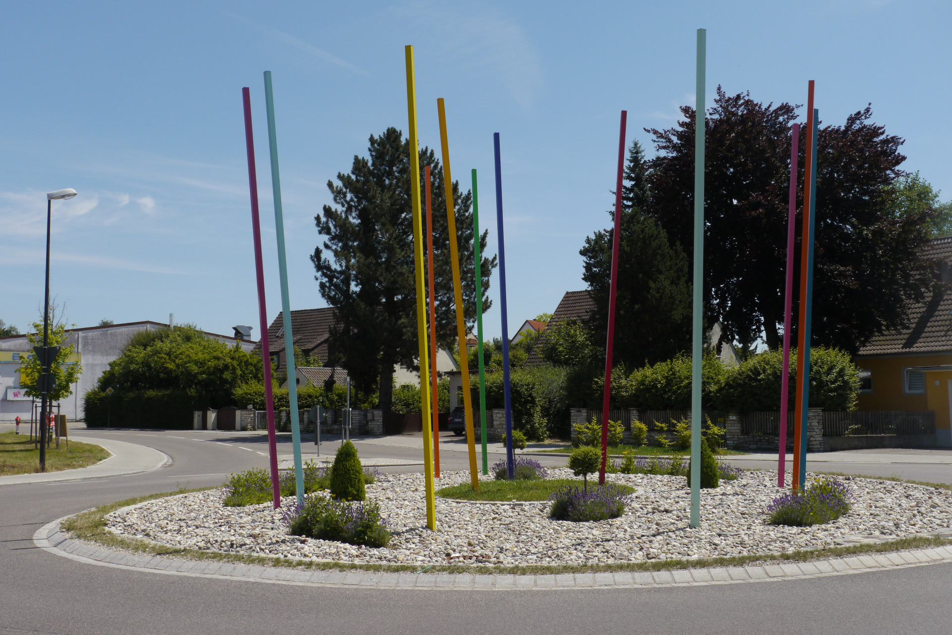 Verkehrskreisel Aichach, 2012